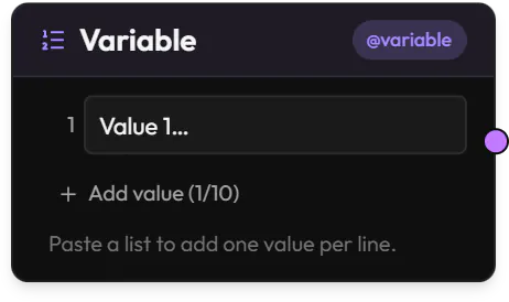 Variable